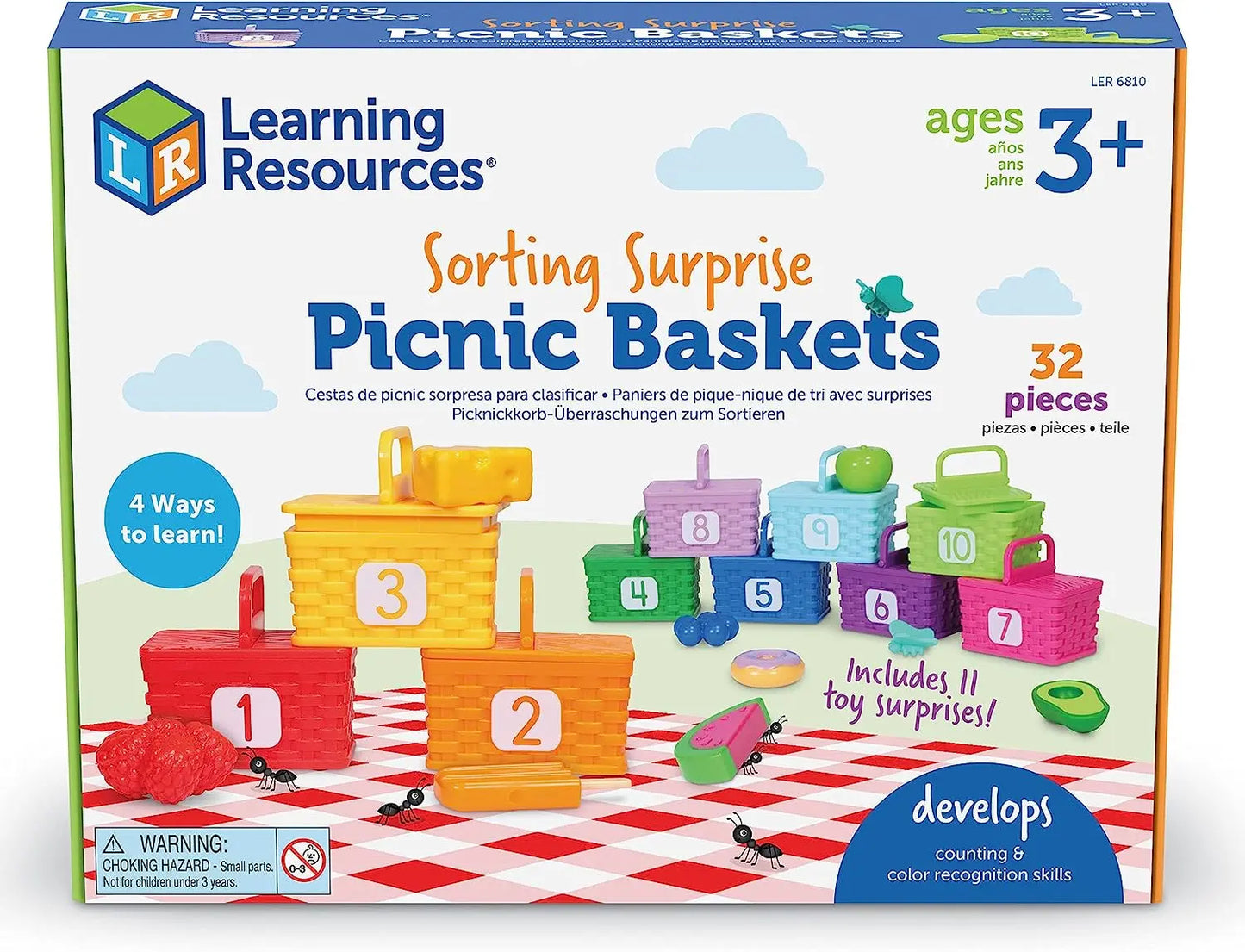 Learning Resources Sorting Surprise Picnic Baskets Learning Resources