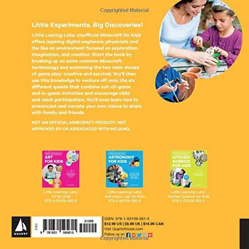 Unofficial Minecraft For Kids Quarry Books