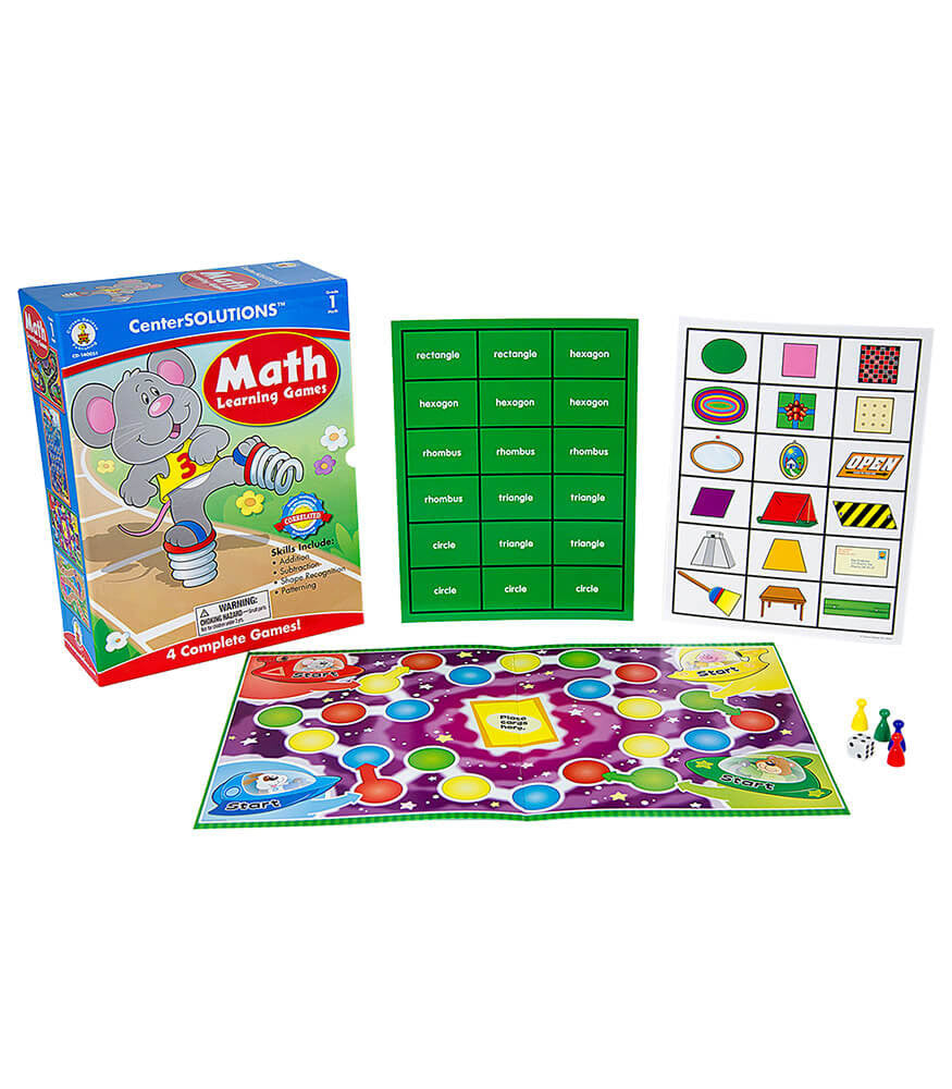 Math Learning Games Board Game Grade 1