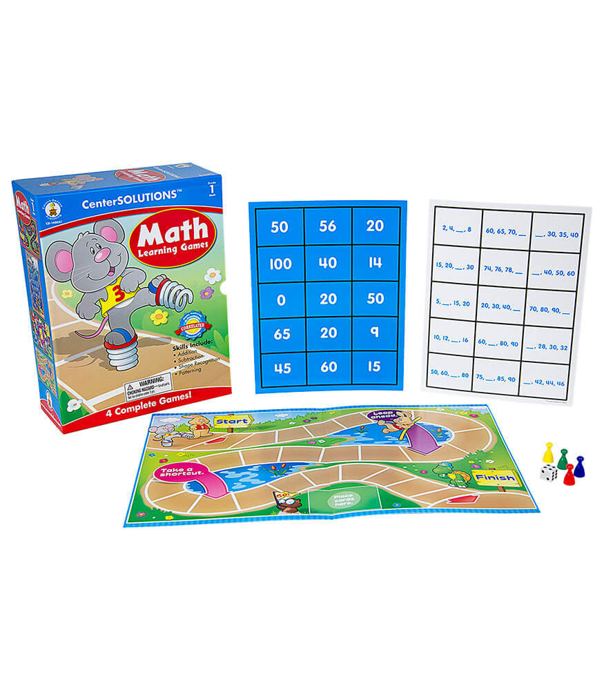 Math Learning Games Board Game Grade 1