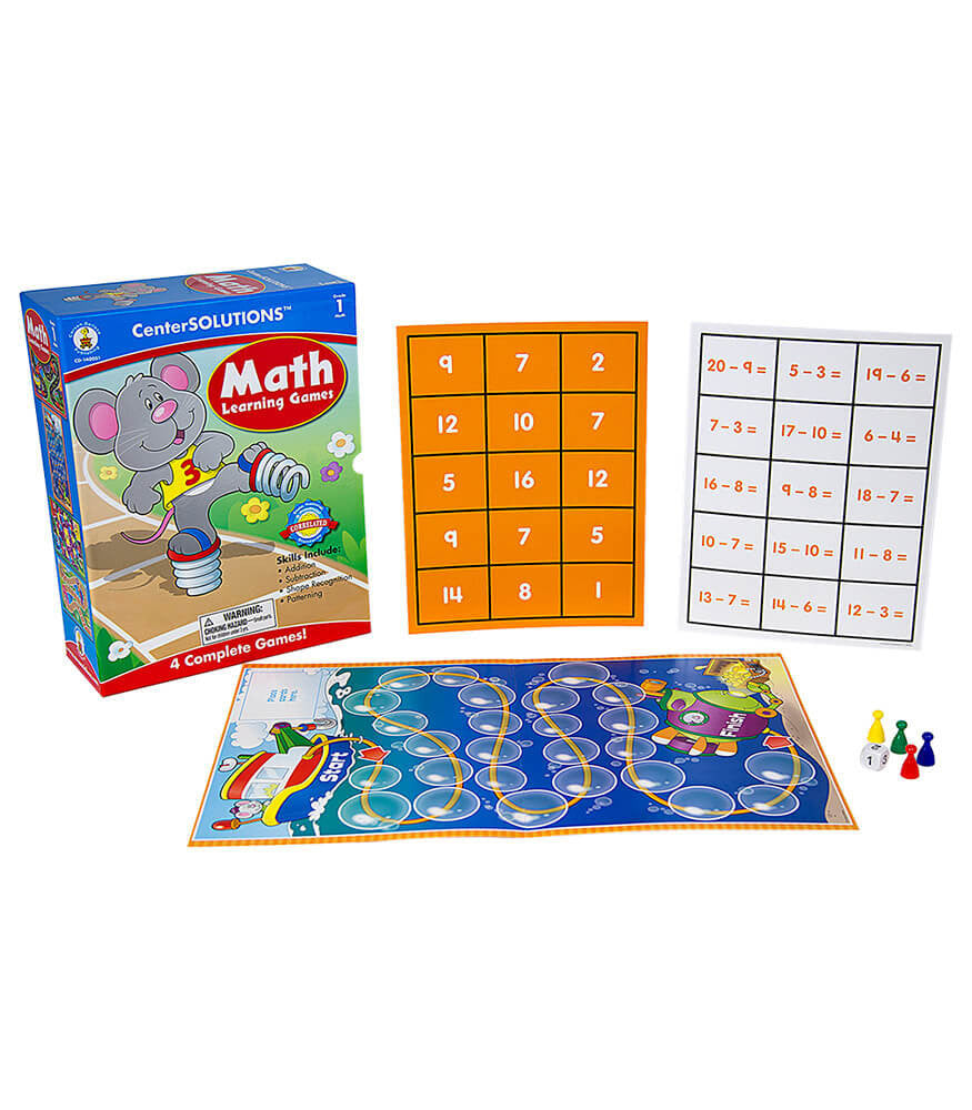Math Learning Games Board Game Grade 1
