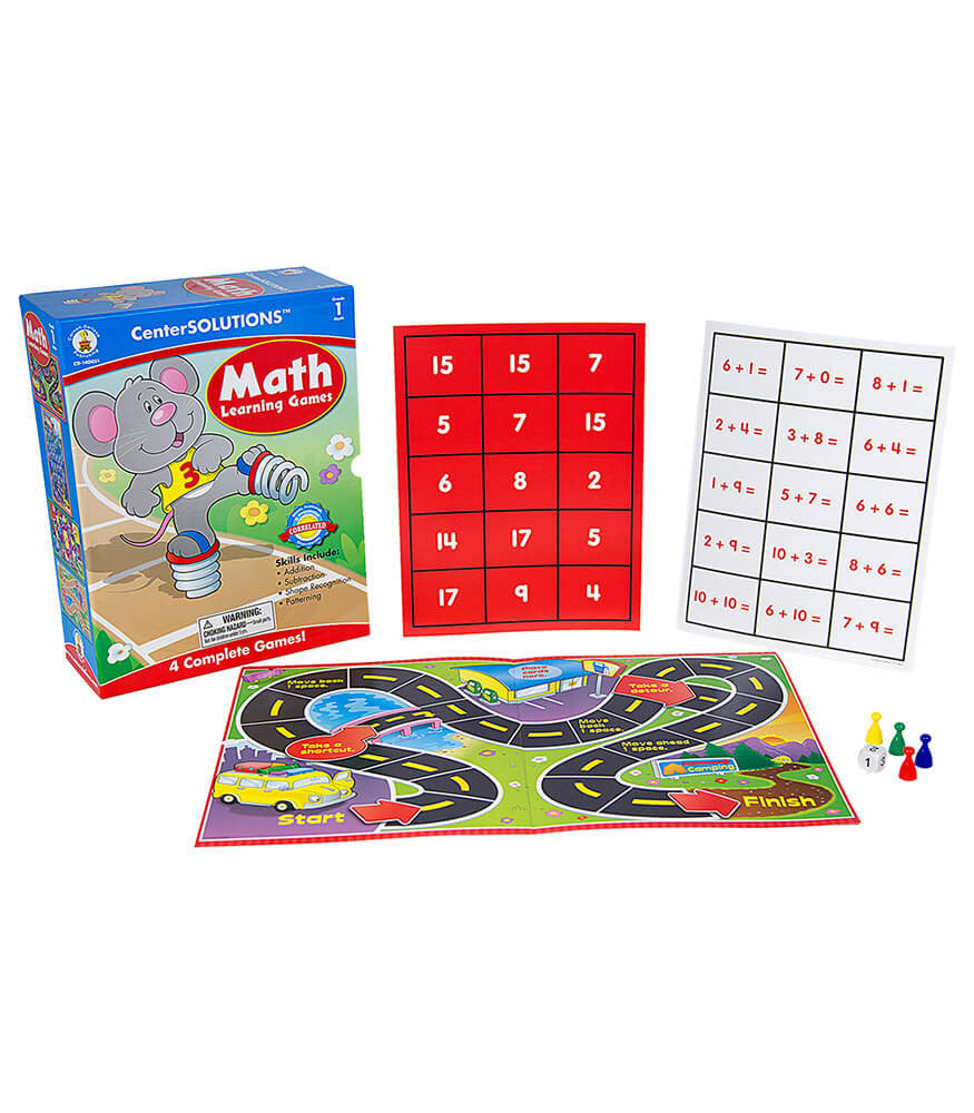Math Learning Games Board Game Grade 1