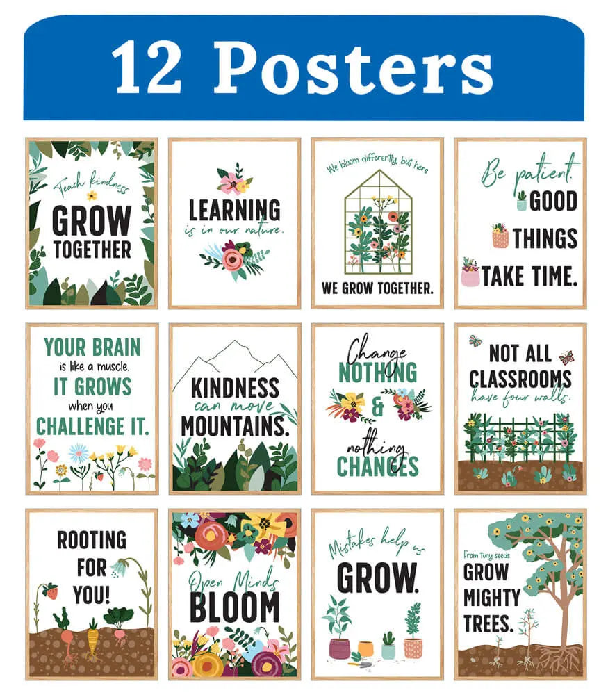Mini Posters: Grow Together Poster Set Carson-Dellosa