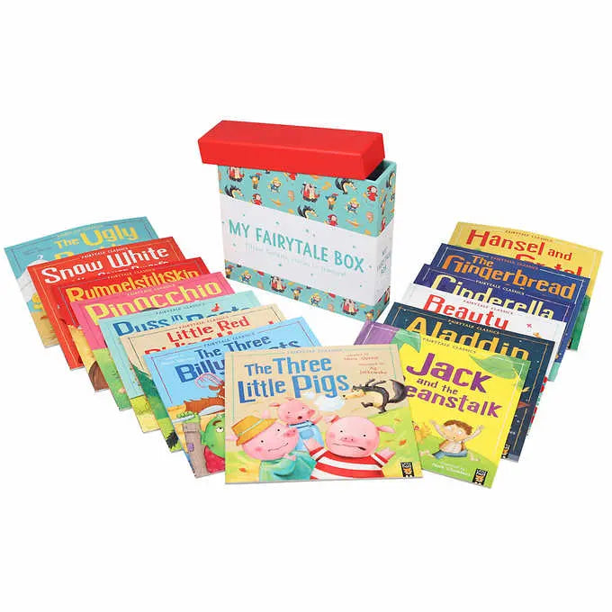 My Fairytale Box: Conjunto de 15 Livros de Contos de Fadas Little Tiger