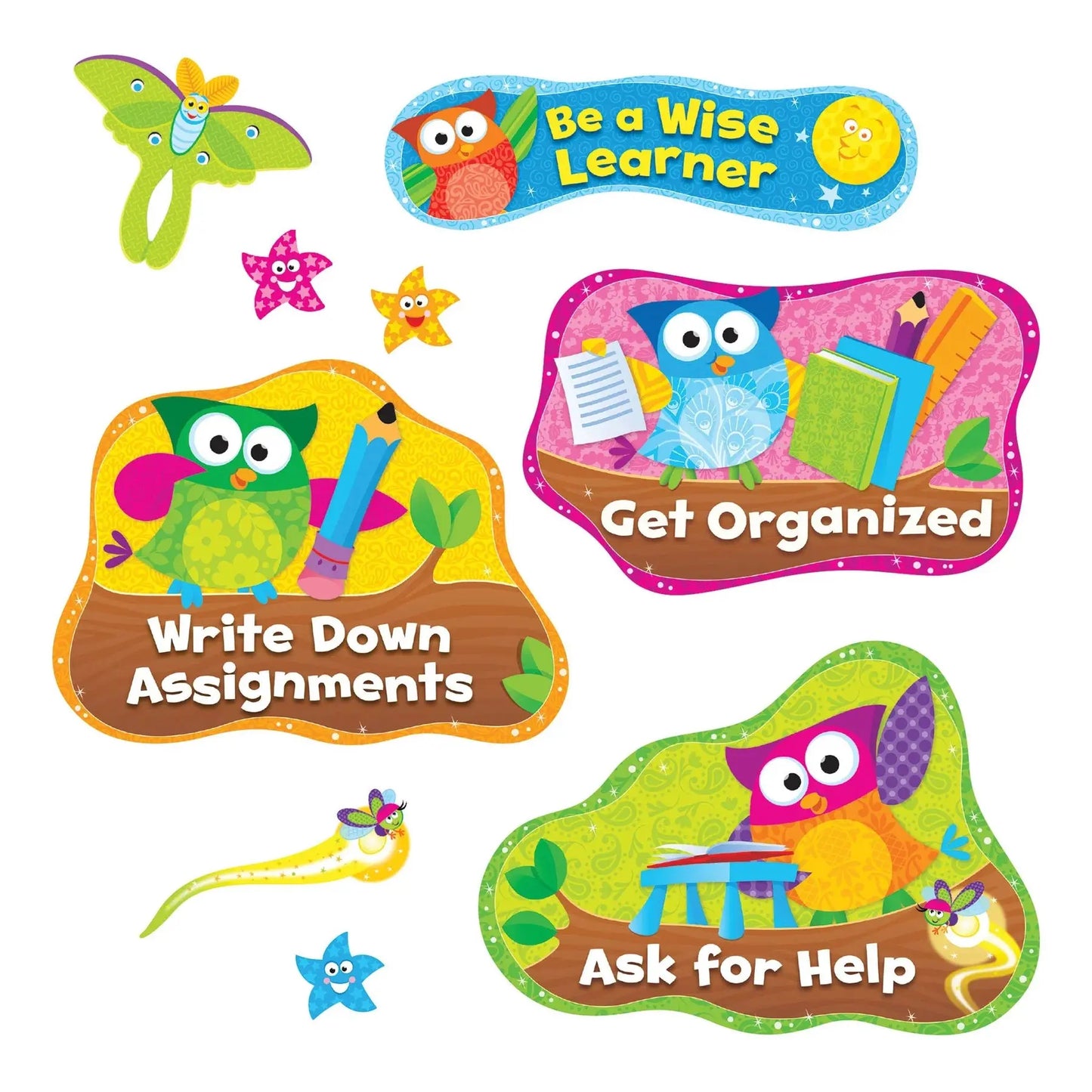 Owl-Stars!® Study Habits Bulletin Board Set TREND ENTERPRISES INC.