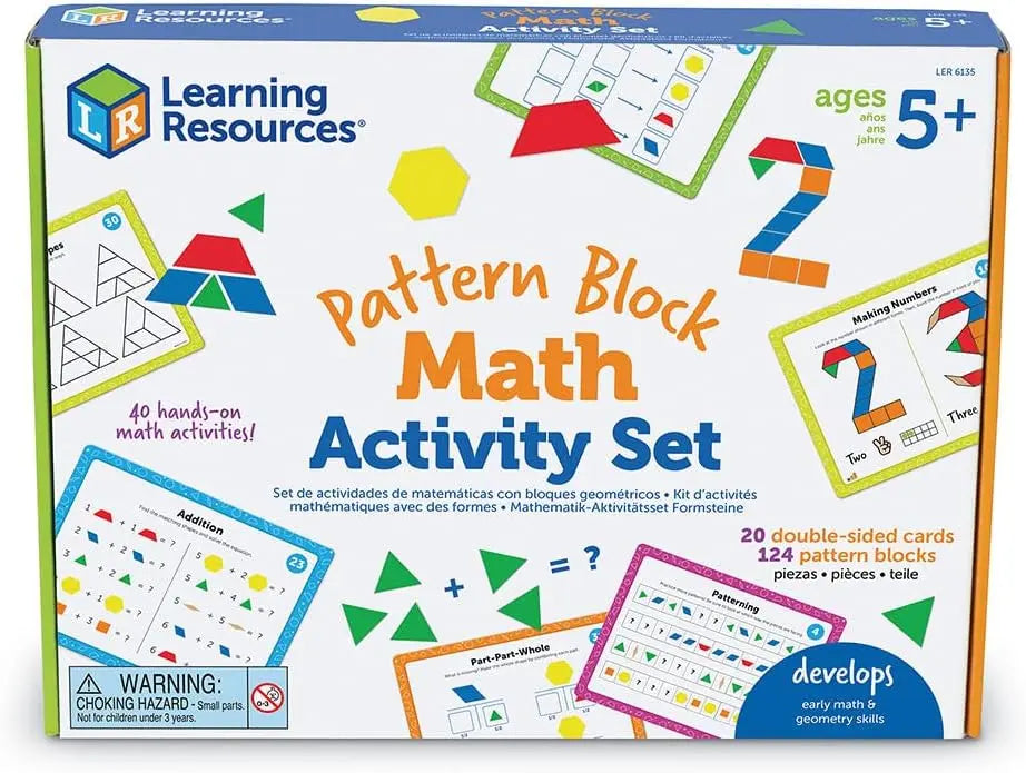 Pattern Block Math Activity Set Learning Resources