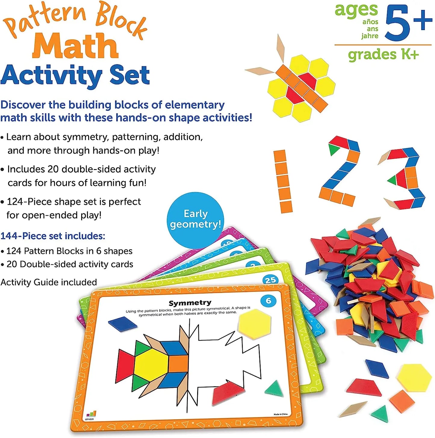 Pattern Block Math Activity Set Learning Resources