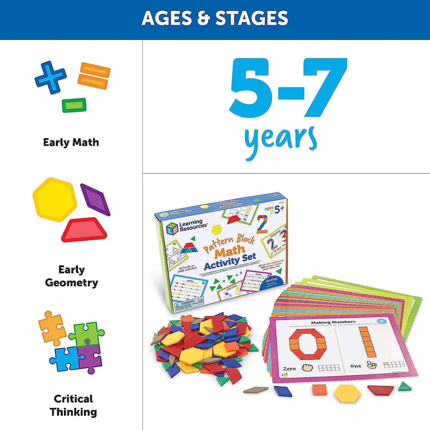 Pattern Block Math Activity Set Learning Resources