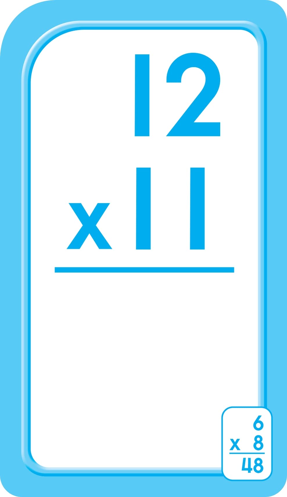 School Zone - Multiplication 0-12 Flash Cards