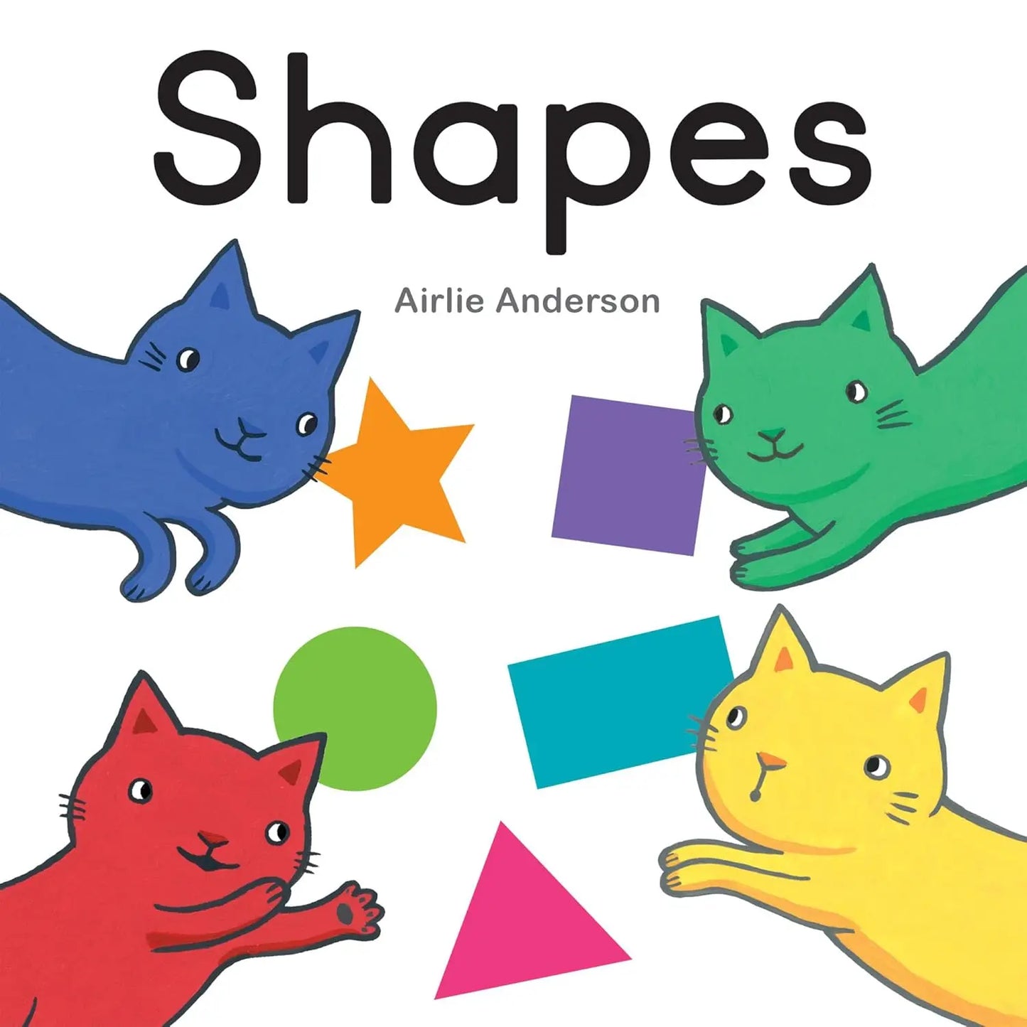 Shapes (Curious Cats, 4) Board book Childs Play Intl Ltd