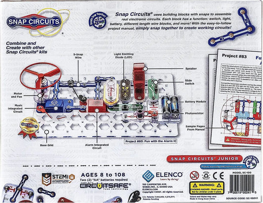 Snap Circuits Jr. SC-100 Electronics Exploration Kit Elenco Electronics LLC