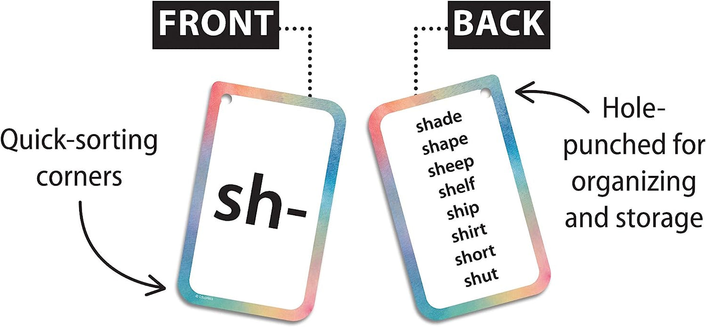 Teacher Created Resources Initial Consonants, Blends & Digraphs Flash Cards