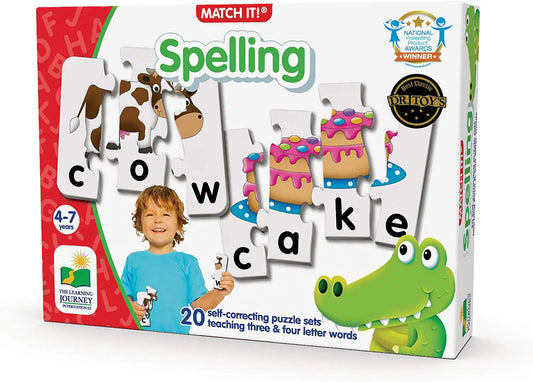 The Learning Journey: Match It! - Spelling The Learning Journey