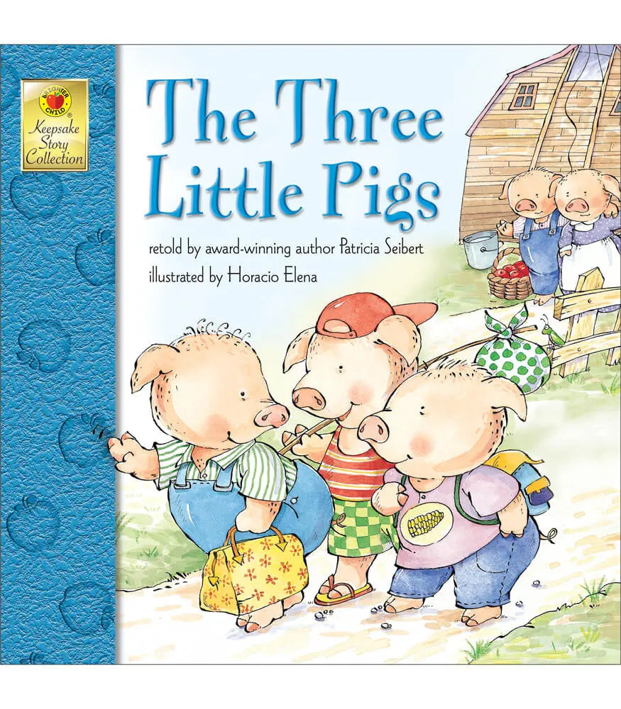 Os Três Porquinhos - Inglês |The Three Little Pigs Keepsake Stories Storybook Brighter Child