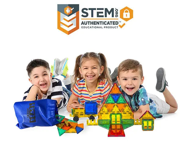 Tytan Magnetic Building Tiles with Carrying Bag (100 Pieces) tytan