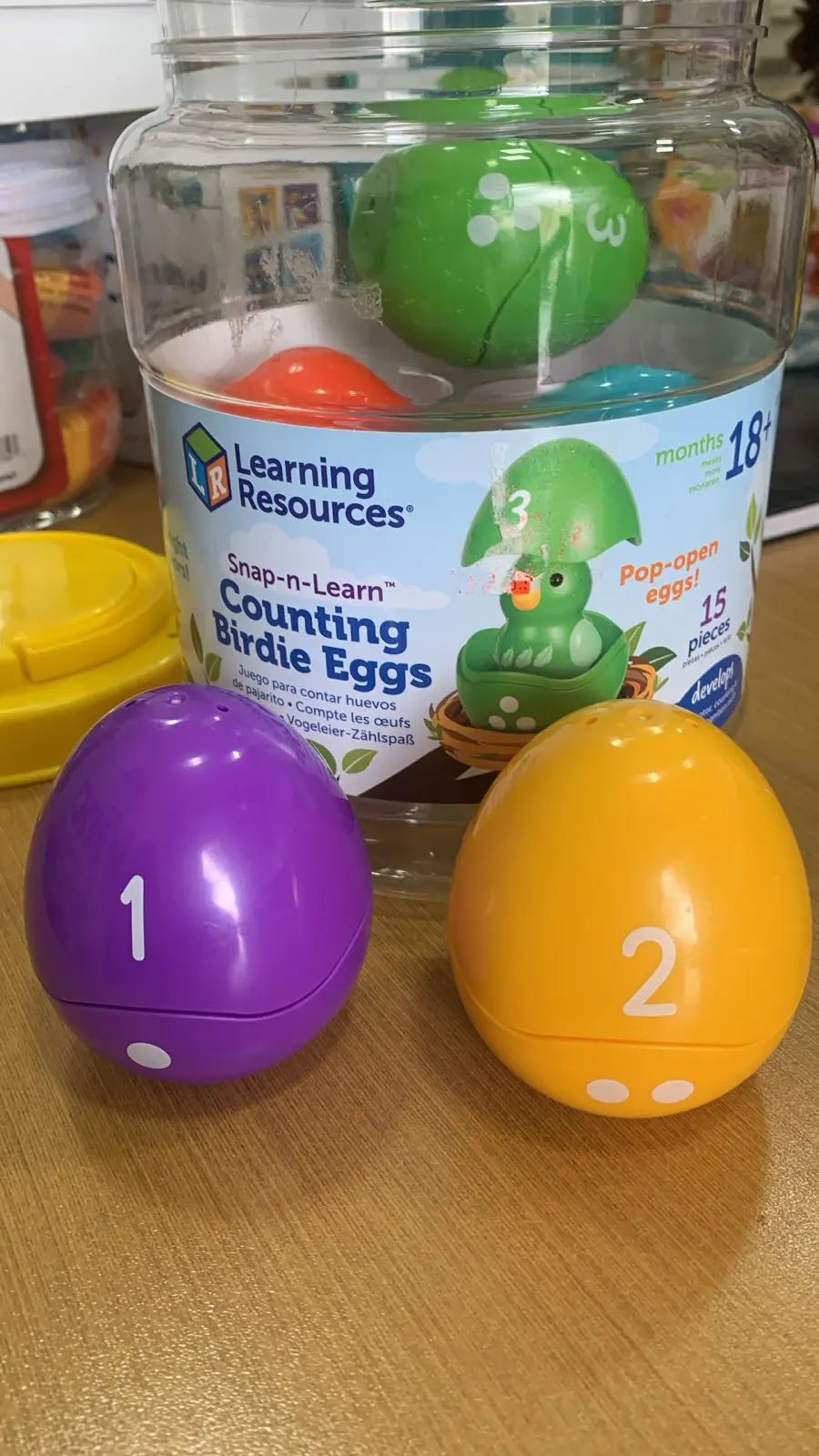 Snap-n-Learn Counting Birdie Eggs Learning Resource