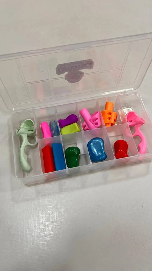 Kit 13 Stetros adaptadores cores sortida 1 Caixa Plástica Da Vinci School Supplies