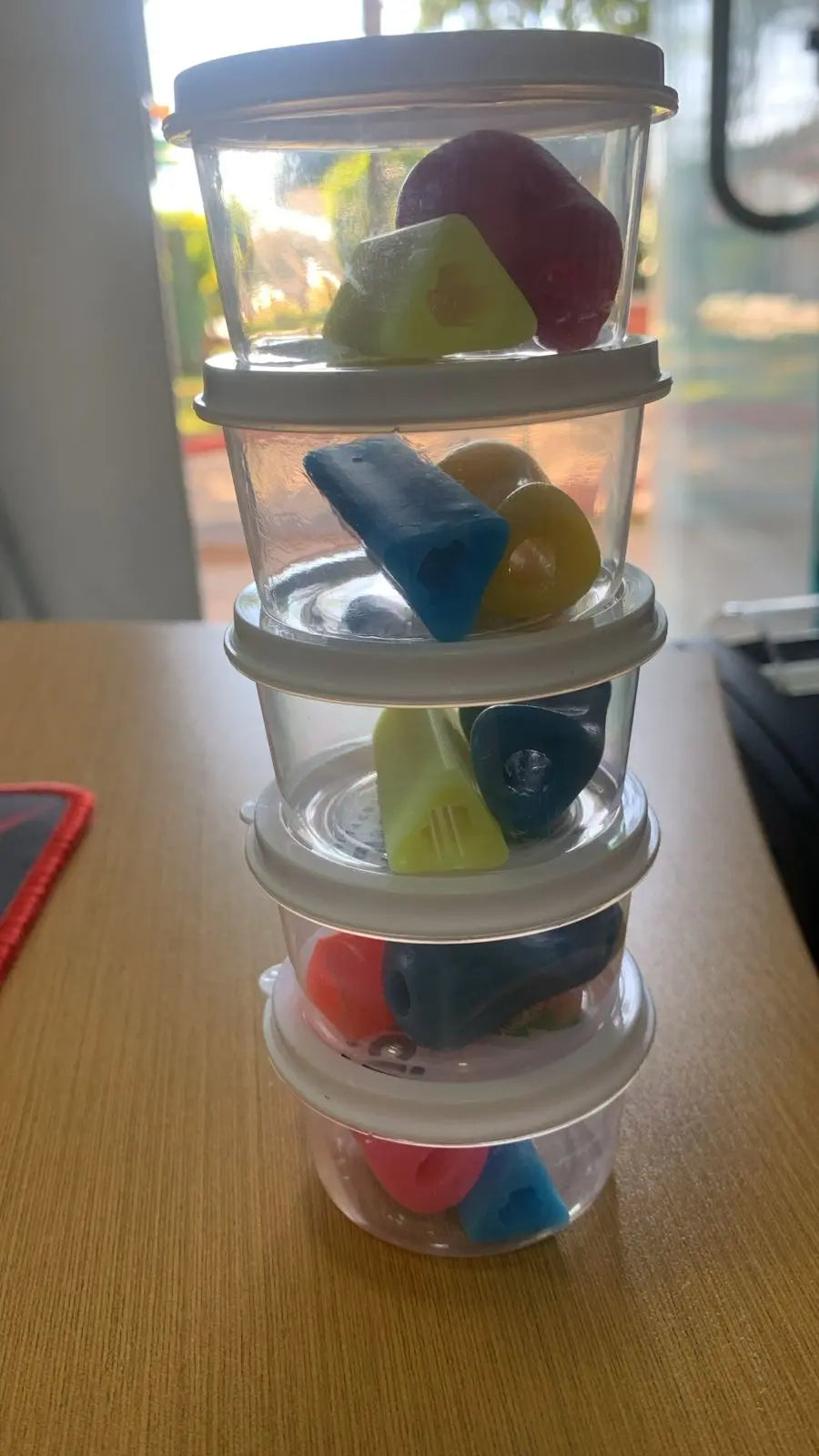 Kit 2 Stetros adaptadores cores sortida 1 pote plástico Da Vinci School Supplies