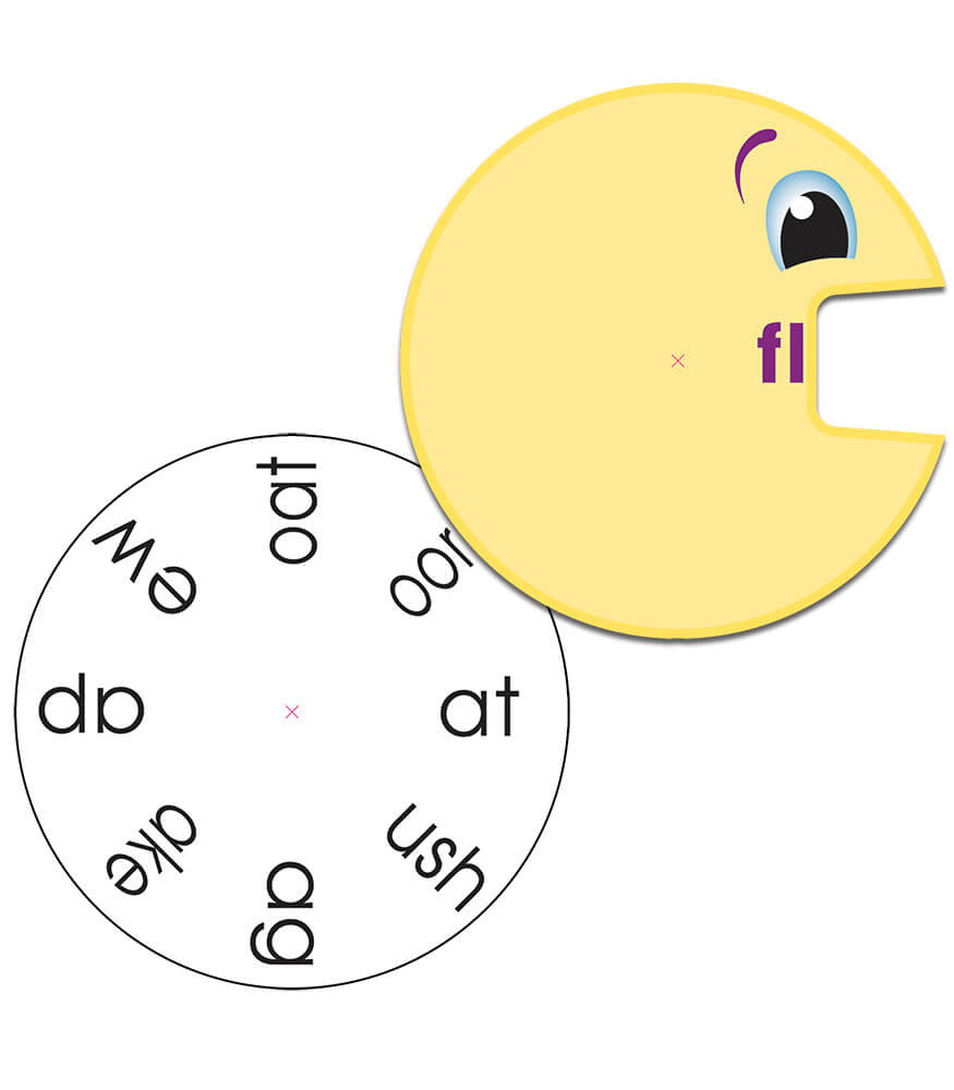 Word Wheels: Beginning Blends Curriculum Cutouts Grade 1-2