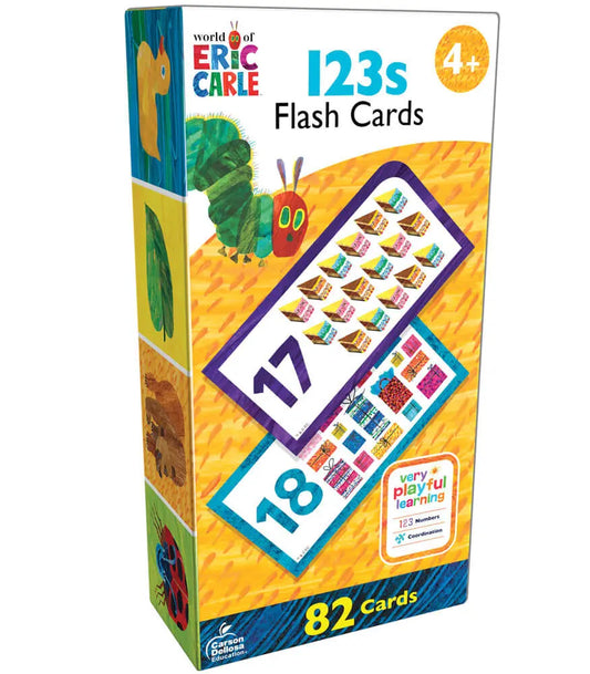 Cartões De Aprendizagem Eric Carle 4+ Anos - 82 Cartas | World of Eric Carle Flash Cards Carson-Dellosa