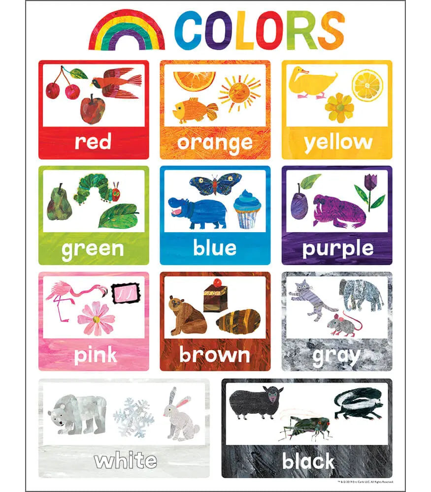 World of Eric Carle™ Colors Chart Grade PK-2 Carson-Dellosa