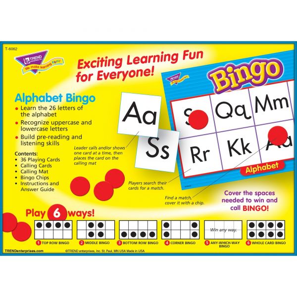 Alphabet Bingo Game | Bingo do Alfabeto - Da Vinci School Supplies