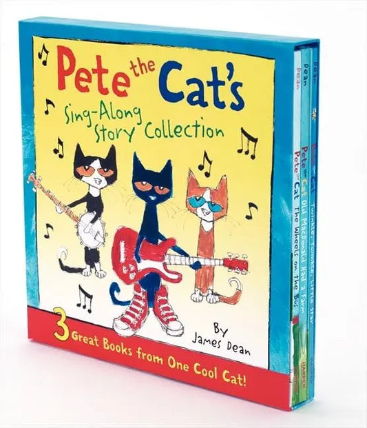 Pete the Cat's Sing-Along Story Collection: 3 Great Books from One Cool Cat Da Vinci School Suplies