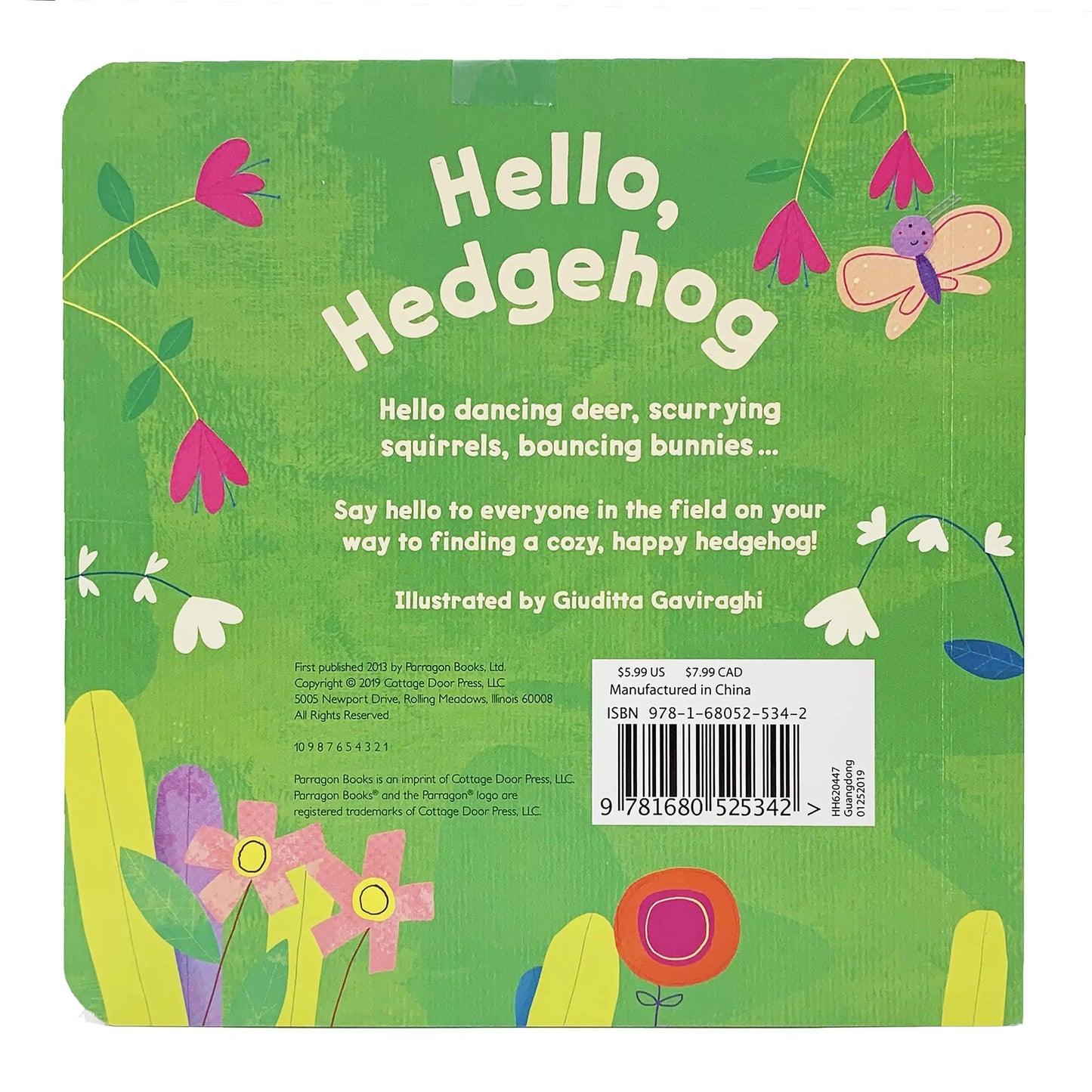 Hello, Hedgehog (Peek-a-Boo Books) Cottage Door Press