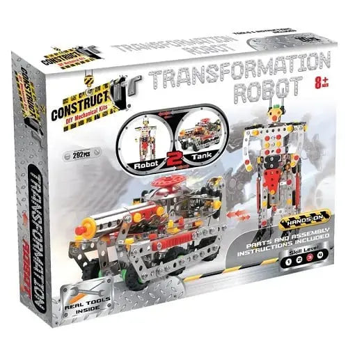 Transformation Robot (Construct It, DIY Mechanical Kits - 292 piece) BMS Worldwide Sales