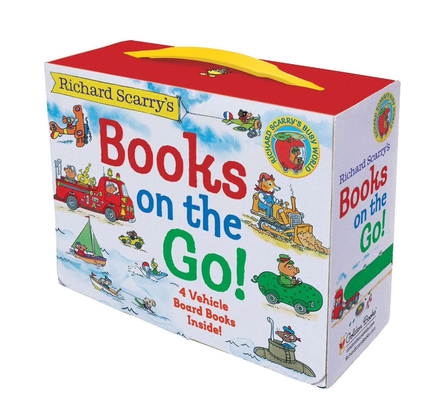 Richard Scarry's Books on the Go Golden Books