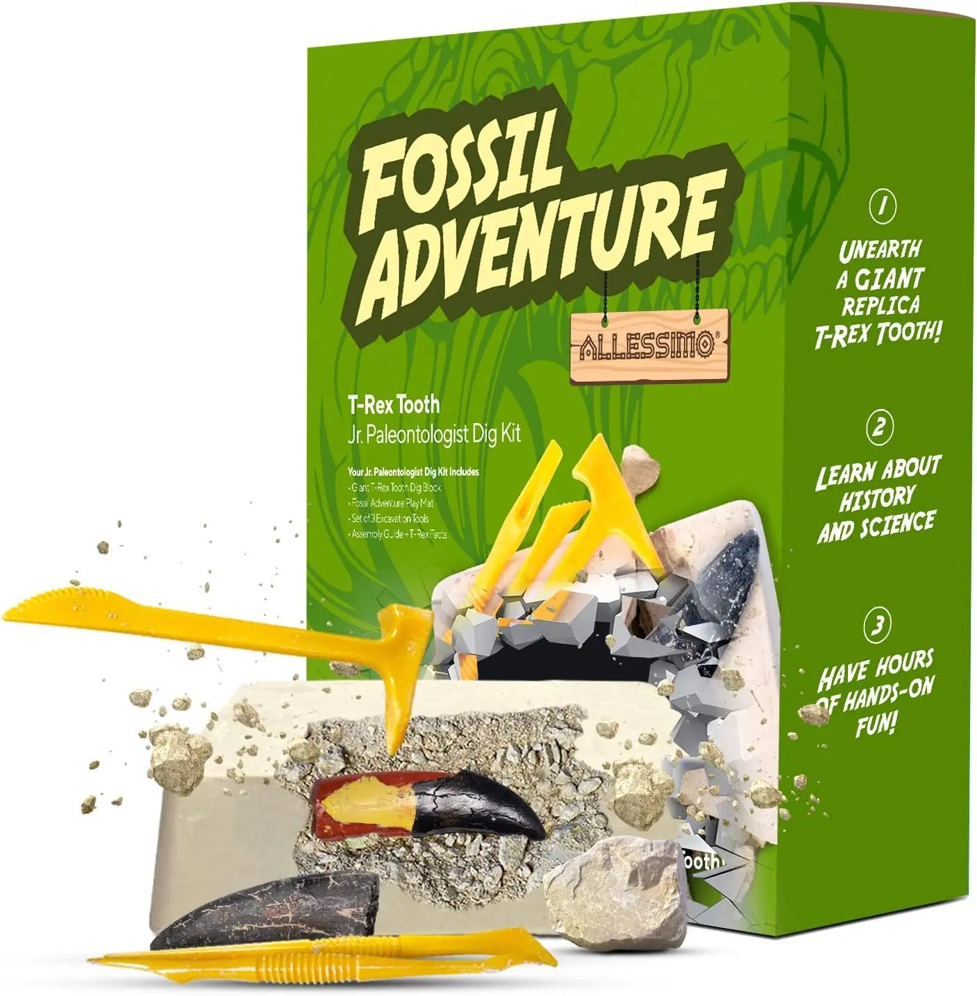 Fossil Adventure - T-rex Tooth ALLESSIMO