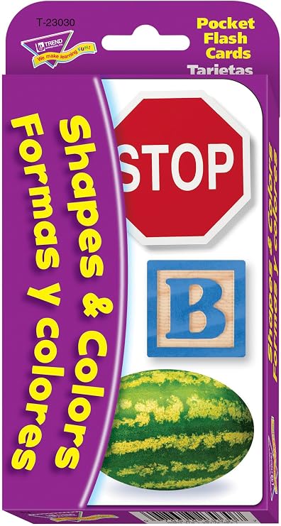 Shapes/Colores y formas (EN/SP) Pocket 50 + 5 Flash Cards