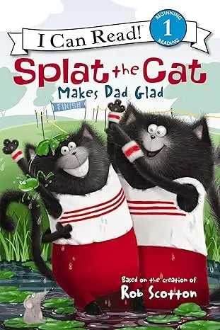 Splat the Cat Makes Dad Glad (I Can Read Level 1) - Paperback happer collins