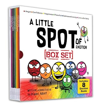 A Little SPOT of Emotion 8 Book Box Set (Books 1-8: Anger, Anxiety, Peaceful, Happiness, Sadness, Confidence, Love, & Sc