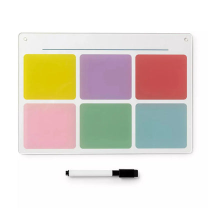 Dry Erase Family Planner Horizontal - Bullseye's Playground Bullseye's Playground