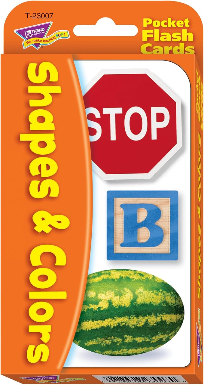Shapes & Colors Pocket 56 Flash Cards