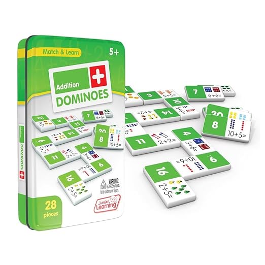 Mastering Addition Dominoes