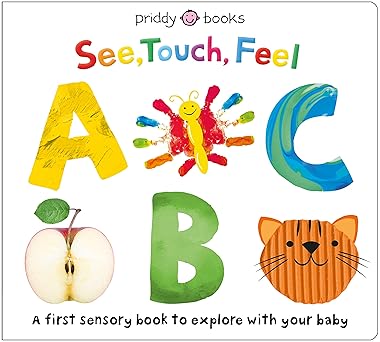 ABC: A First Sensory Book - See, Touch, Feel - BoarBook