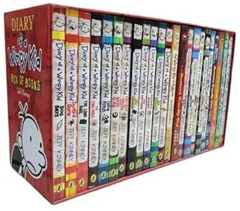 Diary of a Wimpy Kid Box of Books (Diary of a Wimpy Kid Box of Books, 1-23) Da Vinci School Supplies