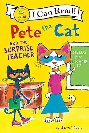 Pete the Cat and the Surprise Teacher happer collins