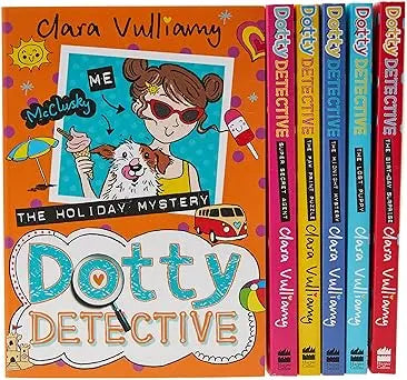 Dotty Detective Collection Clara Vulliamy 6 Books Set (Dotty Detective, the Paw Print Puzzle, Midnight Mystery, The Lost HarperCollinsChildren’sBooks