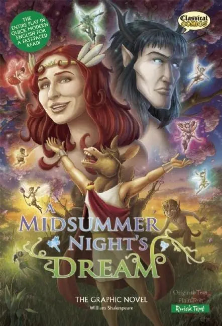 A Midsummer Night's Dream The Graphic Novel: Quick Tex Classical Comics