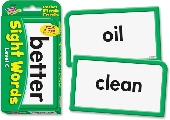 Better Sight Words - 54 + 2 Flash Cards