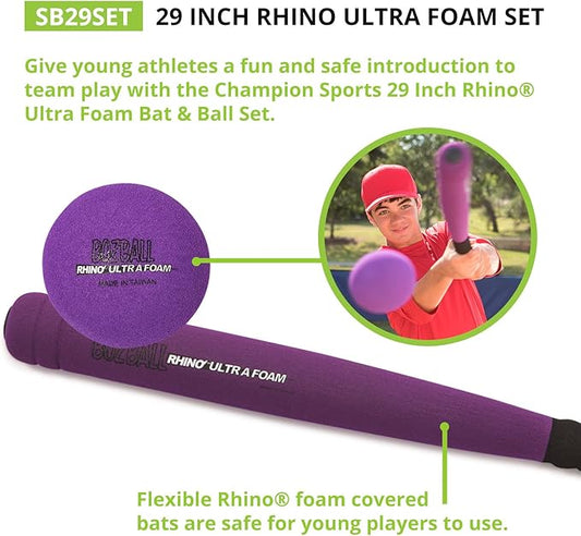 Foam Bat and Ball