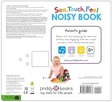 See, Touch, Feel: Noisy Book: A first sound book to share with your baby Board book
