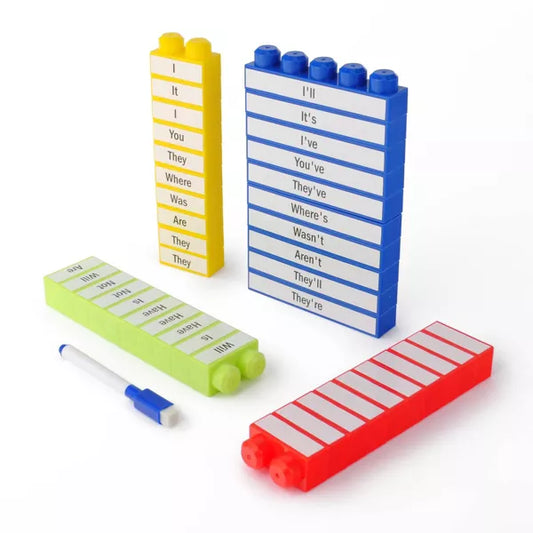40ct Building Block Game Contractions - Bullseye's Playground