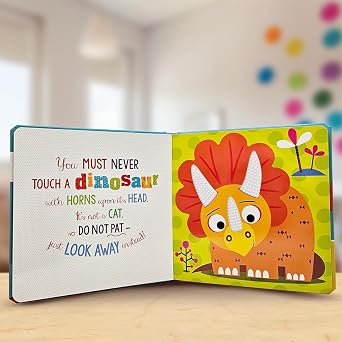 Never Touch a Dinosaur! - Board Book