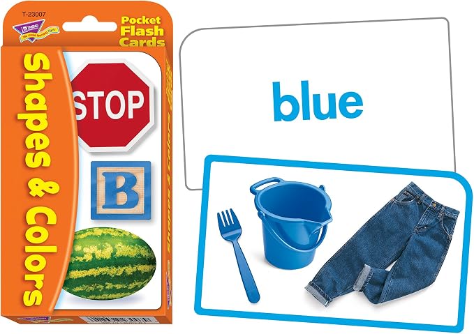 Shapes & Colors Pocket 56 Flash Cards