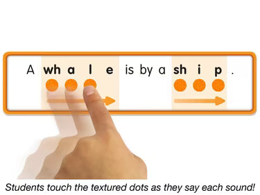 Touch & Read CVC Words Sentence Match
