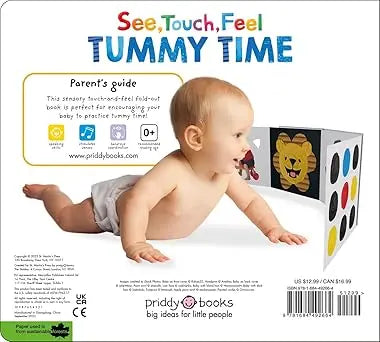 See, Touch, Feel: Tummy Time Board book Priddy Books US